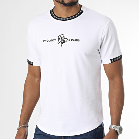 Project X Paris - Tee Shirt 2210218 Blanc Noir