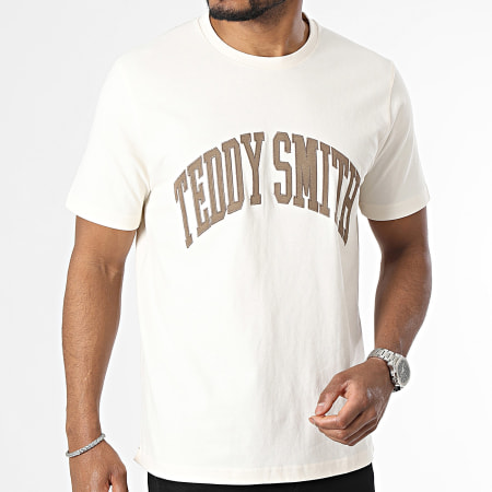 Teddy Smith - Tee Shirt Erol 11016807D Beige