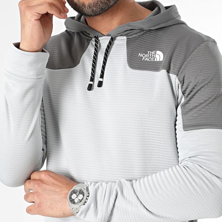 The North Face - Sweat Capuche On Fleece A87J3 Gris Anthracite Gris Clair