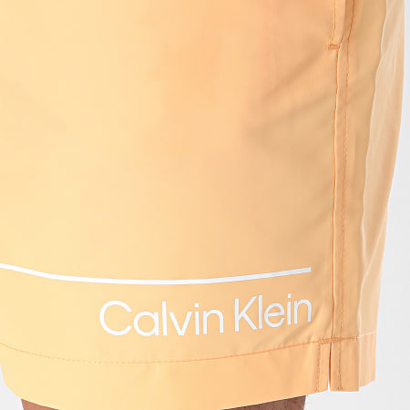 Calvin Klein - Shorts de baño San Medium Double 0957 Naranja