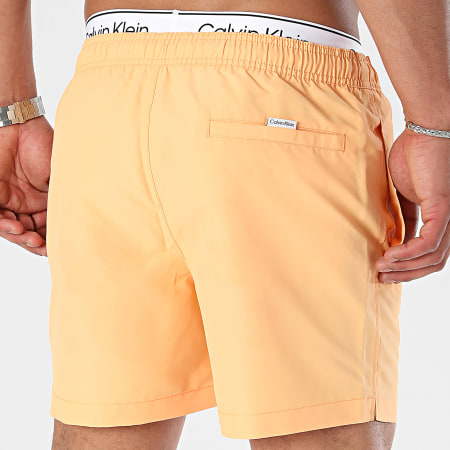 Calvin Klein - Shorts de baño San Medium Double 0957 Naranja