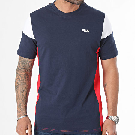 Fila - Camiseta Tsingoni FAM0629 Azul Marino Rojo Blanco
