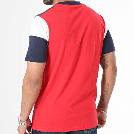 Fila - Tee Shirt Tsingoni FAM0629 Bleu Marine Rouge Blanc