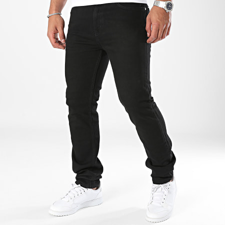 Hugo Blauw - Ash Slim Jeans 50511483 Zwart