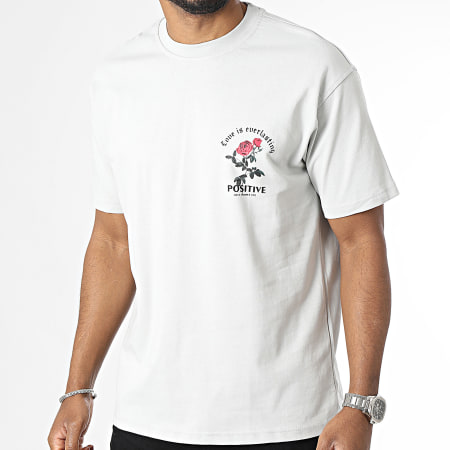 Ikao - Camiseta oversize gris