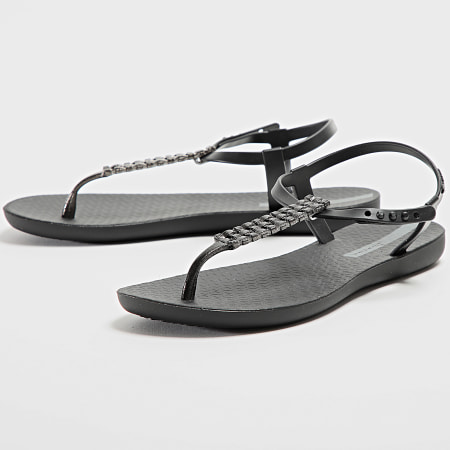 Classic Series - Chanclas de mujer Class Modern Craft San 83508 Negro Plata