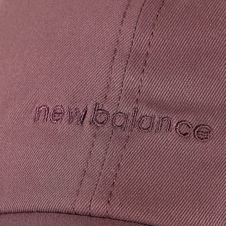 New Balance - Cappello con logo lineare Bordeaux