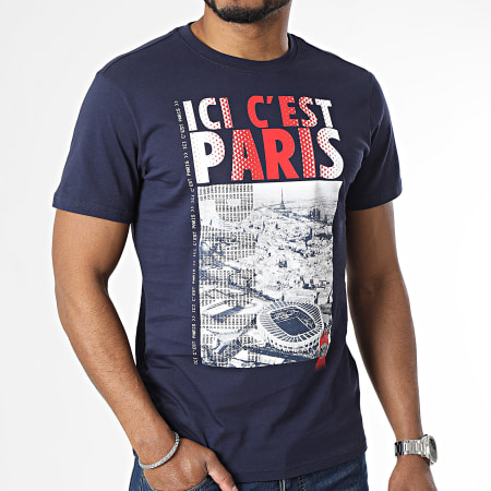 PSG - Camiseta Ici C'est Paris P15372C-CL02 Azul Marino