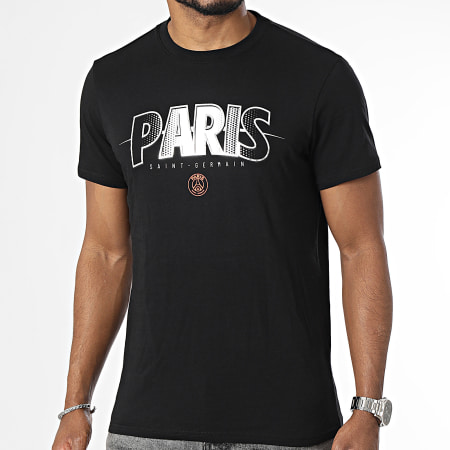 PSG - Tee Shirt Paris Saint-Germain P15370C-CL05 Noir