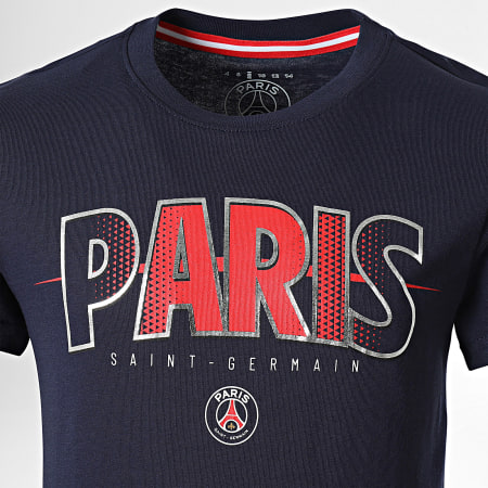 PSG - Kinder T-shirt Paris Saint-Germain P15389C marineblauw