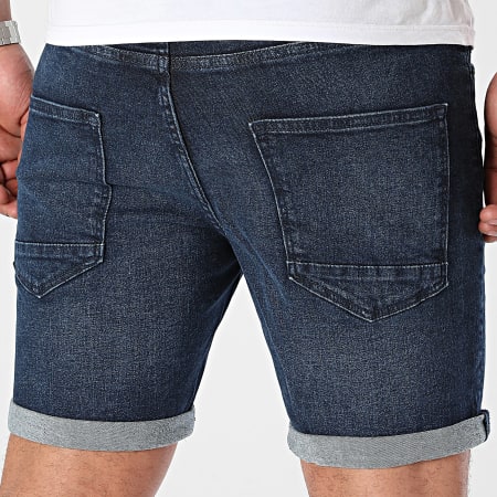 Solid - Pantalones cortos Rider Jean 21104980 Denim azul