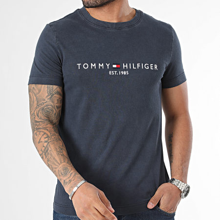 Tommy Hilfiger - Tee Shirt Garment 5186 Bleu Marine