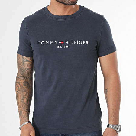 Tommy Hilfiger - Maglietta in capo 5186 blu navy