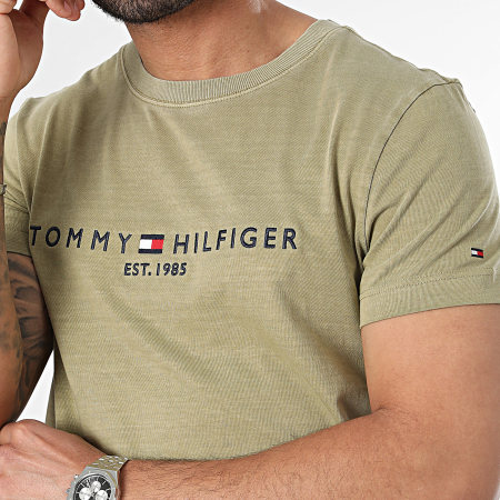 Tommy Hilfiger - Maglietta da abbigliamento 5186 Verde Khaki