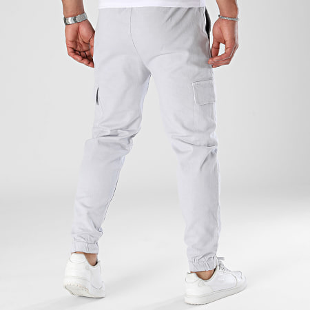 Aarhon - Pantaloni cargo grigio chiaro
