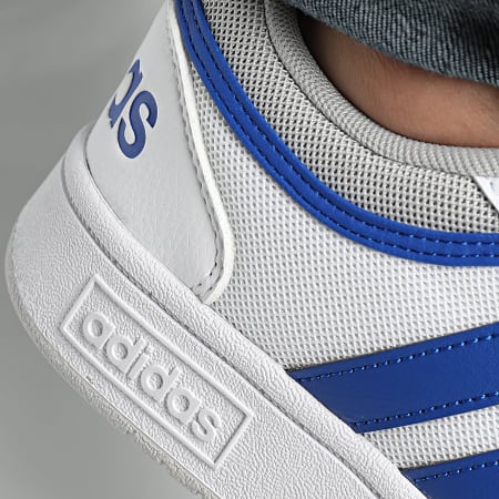 Adidas Performance - Hoops 3.0 Summer Sneakers IG1487 Calzado Blanco Azul Real Gris Dos
