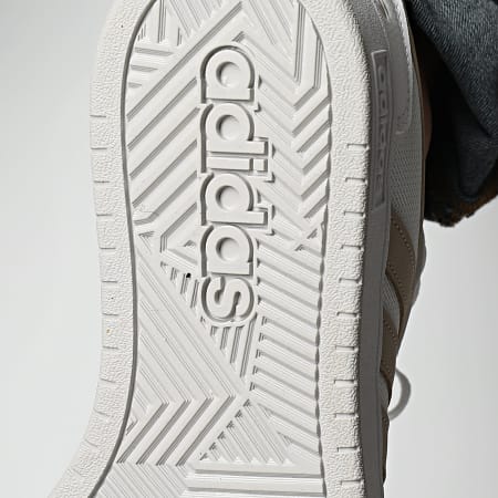 adidas - Hoops 3.0 Scarpe da ginnastica estive IG1488 Calzature Bianco Wonder Beige Grigio Due