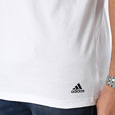 Adidas Sportswear - Set di 3 magliette Active Core 4A1M04 nero bianco grigio erica
