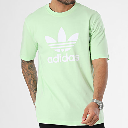 Adidas Originals - Tee Shirt Trefoil IR7979 Vert Clair