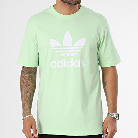 Adidas Originals - Camiseta Trefoil IR7979 Verde claro