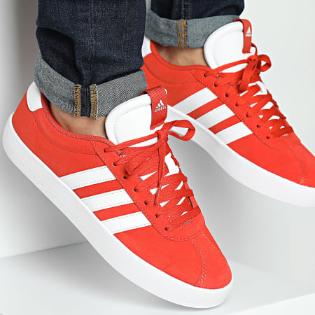 Adidas Sportswear - VL Court 3.0 Sneakers ID9185 Preloved Red Footwear White Core Black