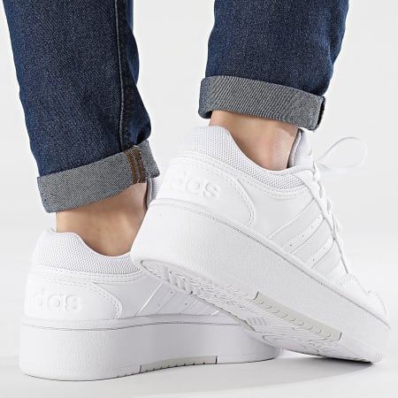 Adidas Originals - Baskets Femme Hoops 3.0 Bold ID2855 Footwear White Footwear White Dash Grey