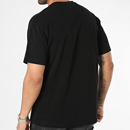 ADJ - Tee Shirt Oversize Large Coeur Chic Negro Blanco
