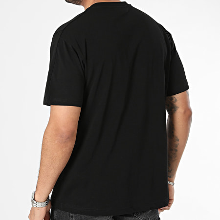 ADJ - Oversize Large Heart Chic Camiseta negra