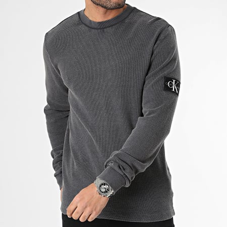 Calvin Klein - 5496 Maglietta a maniche lunghe grigio antracite