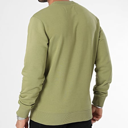 Calvin Klein - Sudadera con cuello redondo 5270 Verde caqui
