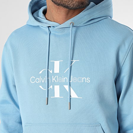 Calvin Klein - Felpa con cappuccio 5429 Blu