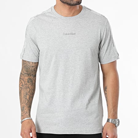 Calvin Klein - K187 Camiseta gris jaspeada