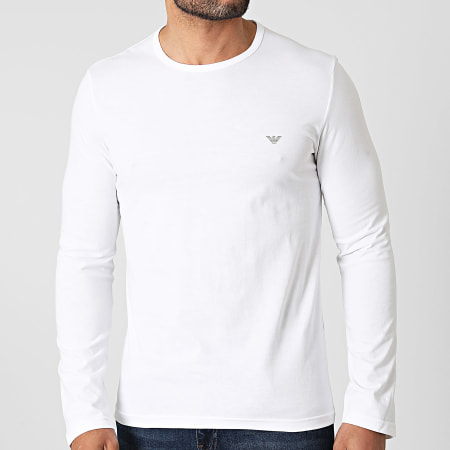 Emporio Armani - Maglietta a maniche lunghe 111653-4R722 Bianco