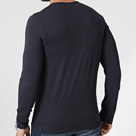 Emporio Armani - Tee Shirt Manches Longues 111653-4R722 Bleu Marine