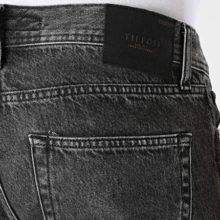 Tiffosi - Pantaloncini jeans loose fit 10054414 Nero