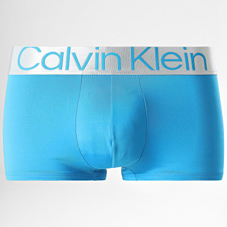 Calvin Klein - Lote de 3 calzoncillos bóxer Reconsidered Steel NB3074A Negro Azul claro Gris Plata