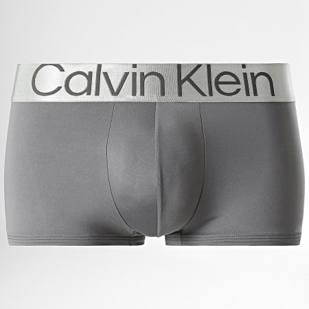 Calvin Klein - Lote de 3 calzoncillos bóxer Reconsidered Steel NB3074A Negro Azul claro Gris Plata