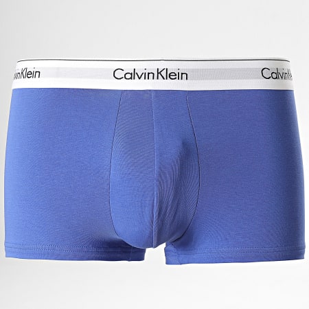 Calvin Klein - Set di 3 boxer NB2380A Bleu Roi Gris Chiné Gris Anthracite