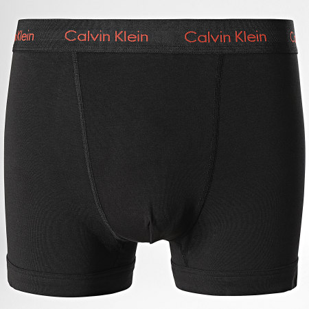 Calvin Klein - Juego de 3 bóxers Trunk U2662G Negro