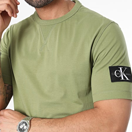 Calvin Klein - Tee Shirt 3484 Vert Kaki