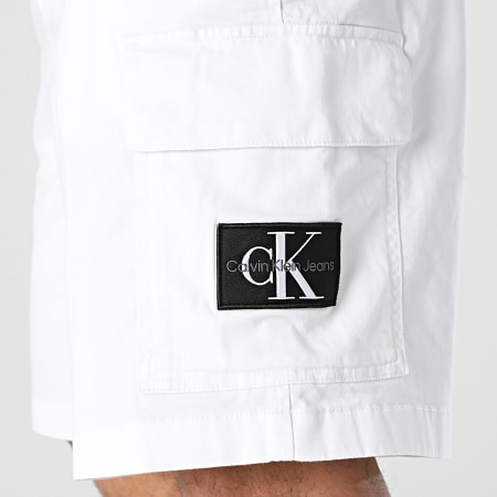 Calvin Klein - 5140 Pantaloncini cargo bianchi