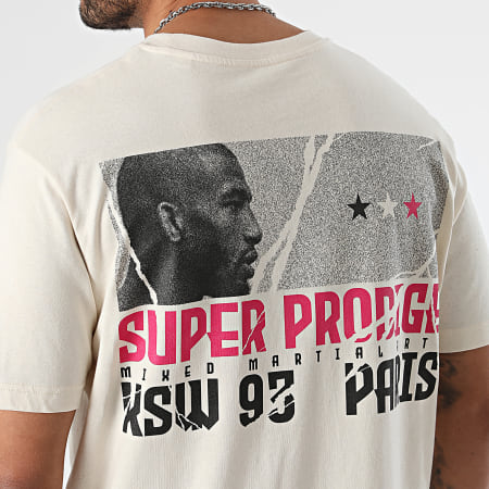 Super Prodige - Tee Shirt Oversize Large KSW 93 Beige