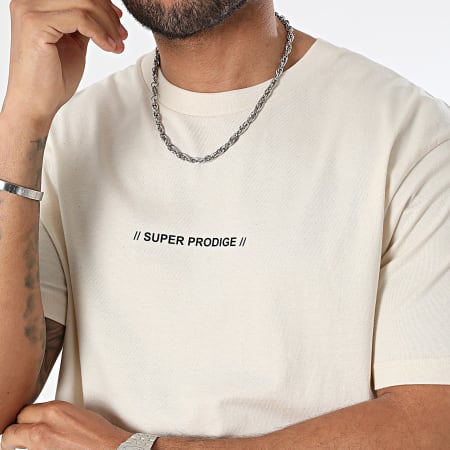 Super Prodige - Camiseta oversize grande KSW 93 Beige