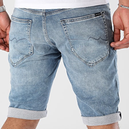 Teddy Smith - Pantalones cortos vaqueros 10415090D Denim azul