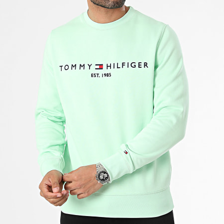 Tommy Hilfiger - Tommy Logo Felpa girocollo 1596 Verde