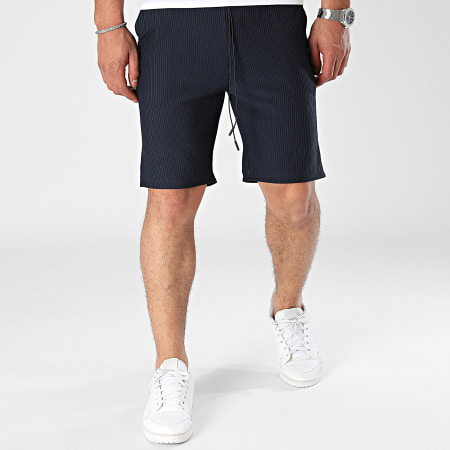 Uniplay - Pantalones cortos de jogging azul marino