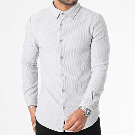 Uniplay - Chemise Manches Longues Gris