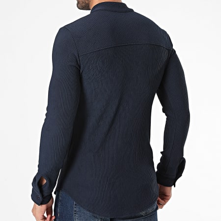 Uniplay - Camicia a maniche lunghe blu navy