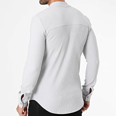 Uniplay - Camisa gris de manga larga