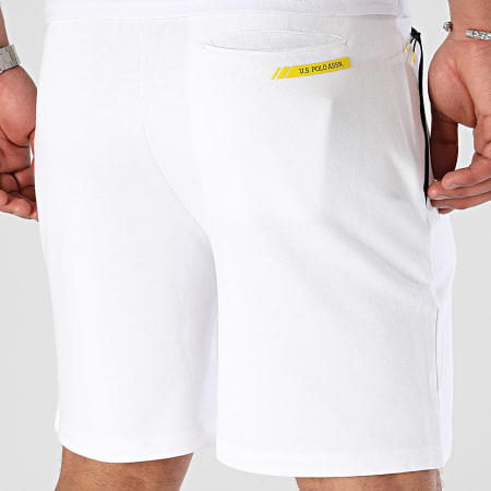 US Polo ASSN - Pantaloncini da jogging 67547-52319 Bianco Blu Navy